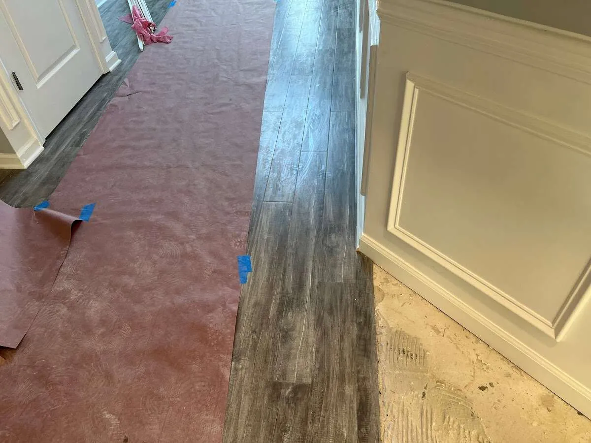 Completed marble shower restoration in Burbank